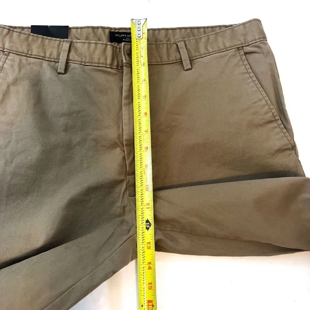 New Banana Republic Slim Fit Lived-In Chino 34x32